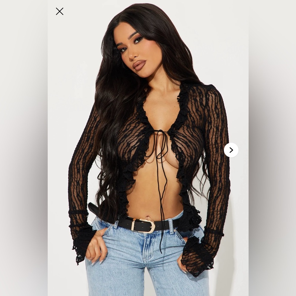 Black Lace Top